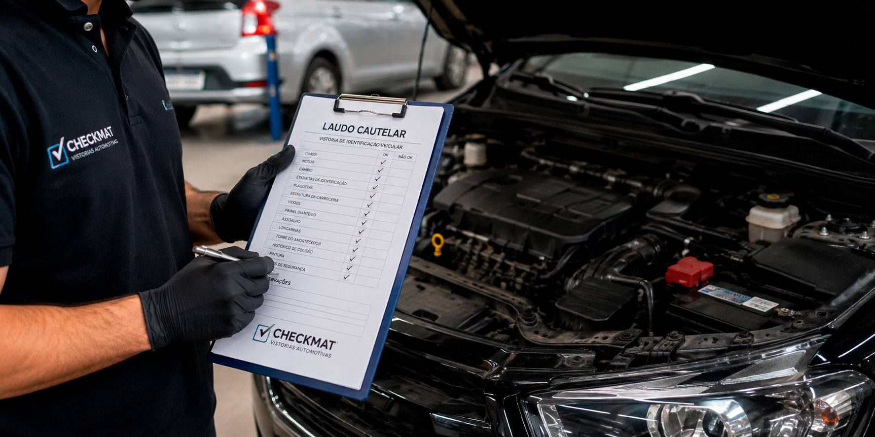 Laudo cautelar veicular garantia de segurança e transparência com a Chekmat Vistorias Automotivas!